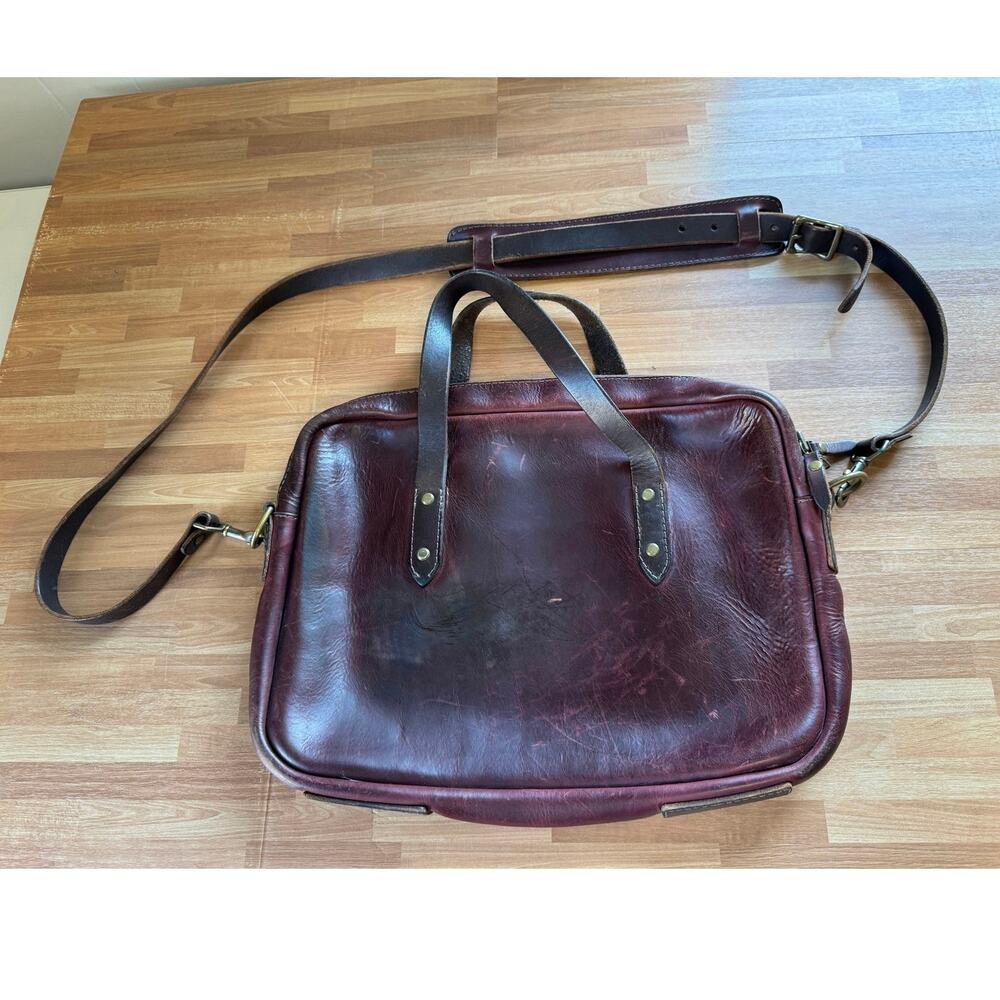 Gustin Horween Leather Briefcase - Chromexcel #8